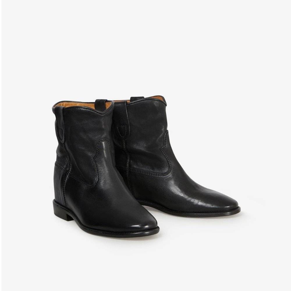 Isabel Marant Cluster Leather Ankle Boots, s.37